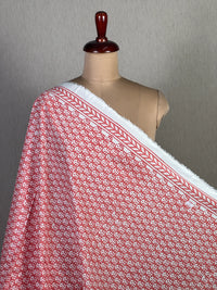 Block Printed Cambric Cotton Fabric