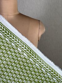 Block Printed Cambric Cotton Fabric
