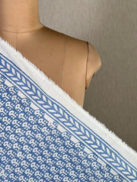 Block Printed Cambric Cotton Fabric