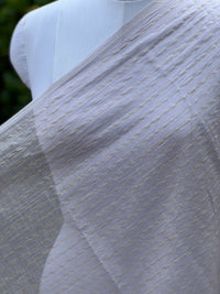 Zari Lines 40gm Banarasi Chanderi Fabrics