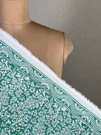 Block Printed Cambric Cotton Fabric