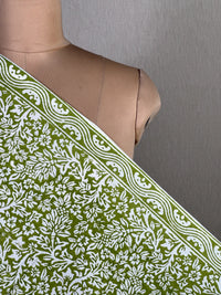 Block Printed Cambric Cotton Fabric