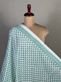 Block Printed Cambric Cotton Fabric