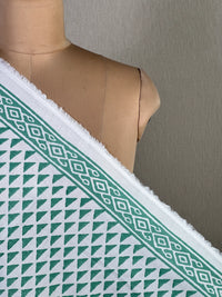 Block Printed Cambric Cotton Fabric