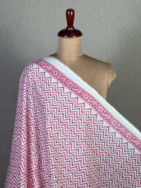 Block Printed Cambric Cotton Fabric