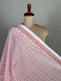Block Printed Cambric Cotton Fabric
