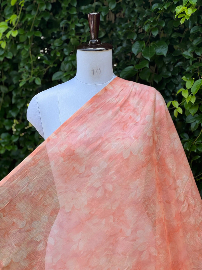 Printed Banarasi Chanderi Fabrics