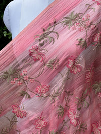 Embroidered Banarasi Chanderi Fabrics