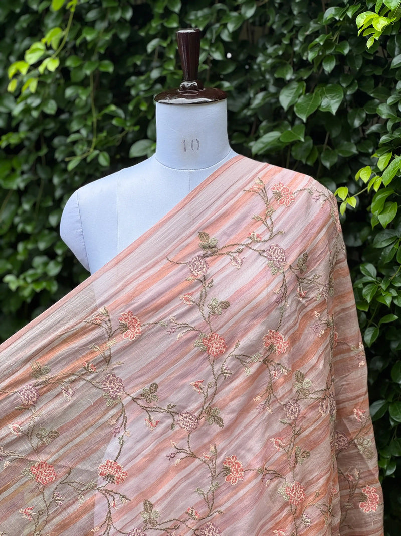 Embroidered Banarasi Chanderi Fabrics