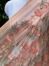 Embroidered Banarasi Chanderi Fabrics