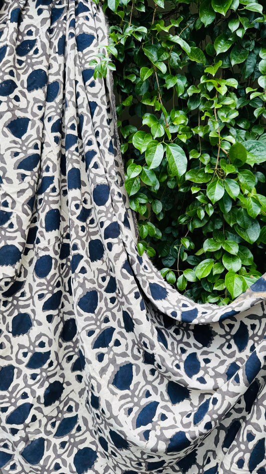 Block Printed Modal Fabric