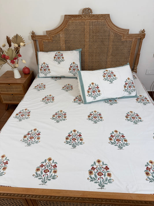 Pure Cotton Queen Size Bedsheets