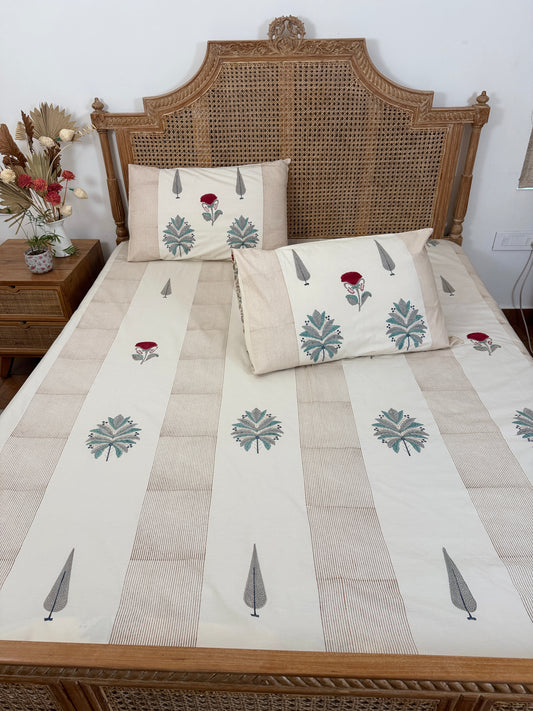 Pure Cotton Queen Size Bedsheets