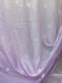 Embroidered 4D Banarasi Silk Chanderi Fabrics