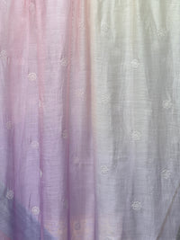Embroidered 4D Banarasi Silk Chanderi Fabrics