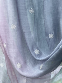 Embroidered 4D Banarasi Silk Chanderi Fabrics