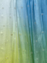 Embroidered 4D Banarasi Silk Chanderi Fabrics