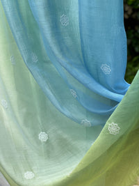 Embroidered 4D Banarasi Silk Chanderi Fabrics