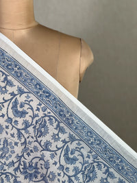 Block Printed Banarasi Chanderi Fabric
