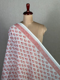 Block Printed Banarasi Chanderi Fabric