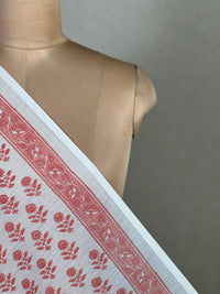 Block Printed Banarasi Chanderi Fabric