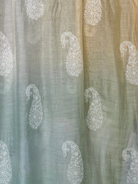 Embroidered 4D Banarasi Silk Chanderi Fabrics