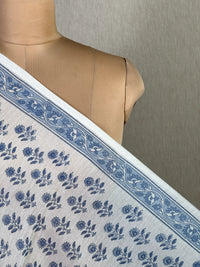 Block Printed Banarasi Chanderi Fabric