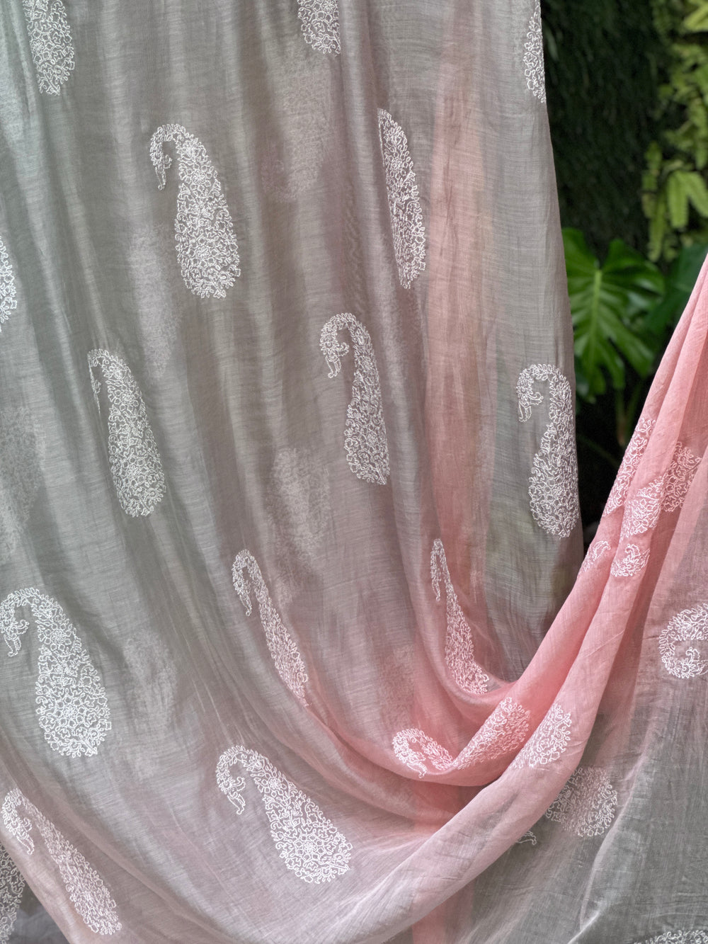Embroidered 4D Banarasi Silk Chanderi Fabrics