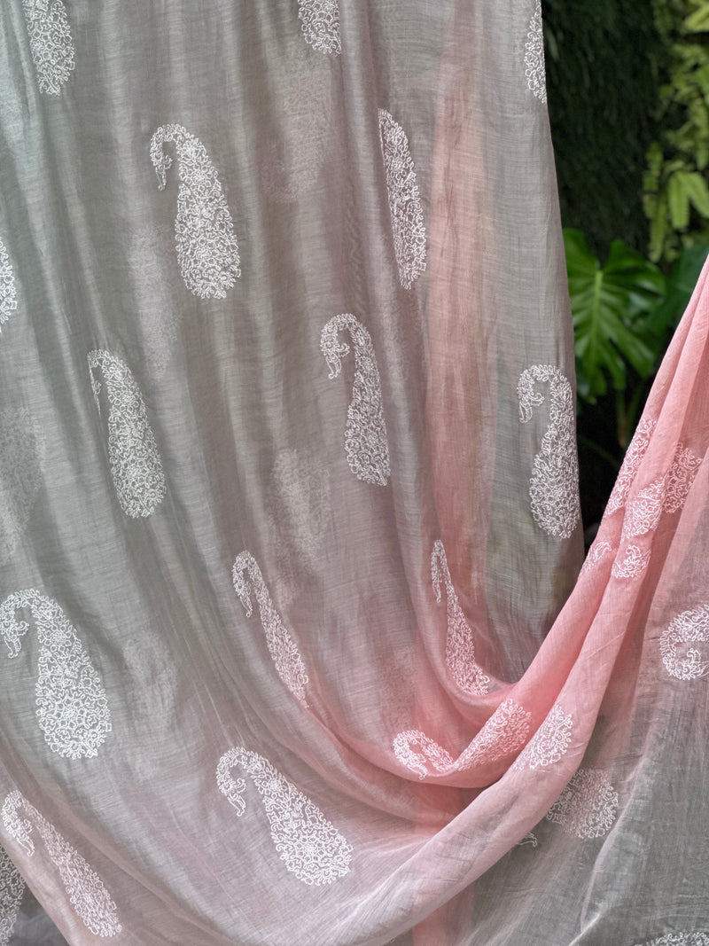 Embroidered 4D Banarasi Silk Chanderi Fabrics