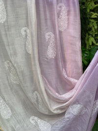 Embroidered 4D Banarasi Silk Chanderi Fabrics