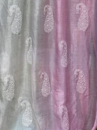 Embroidered 4D Banarasi Silk Chanderi Fabrics