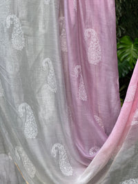 Embroidered 4D Banarasi Silk Chanderi Fabrics