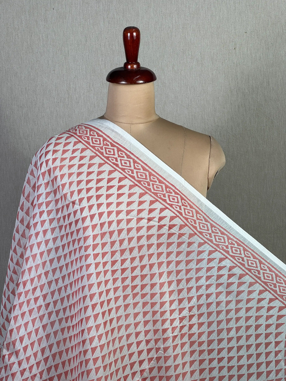 Block Printed Banarasi Chanderi Fabric