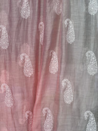 Embroidered 4D Banarasi Silk Chanderi Fabrics
