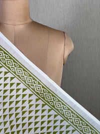 Block Printed Banarasi Chanderi Fabric