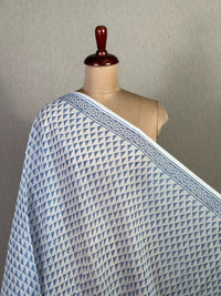 Block Printed Banarasi Chanderi Fabric