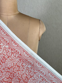 Block Printed Banarasi Chanderi Fabric