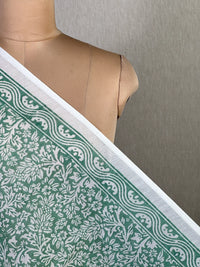 Block Printed Banarasi Chanderi Fabric