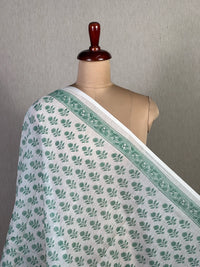 Block Printed Banarasi Chanderi Fabric