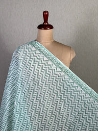 Block Printed Banarasi Chanderi Fabric