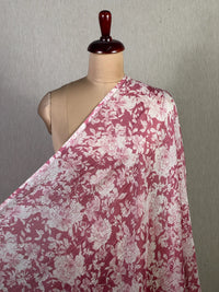 Printed Mul Chanderi Fabric