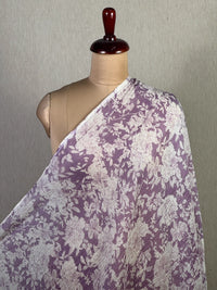 Printed Mul Chanderi Fabric