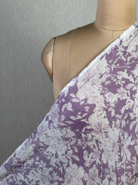 Printed Mul Chanderi Fabric