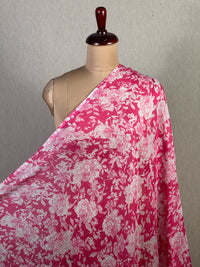 Printed Mul Chanderi Fabric