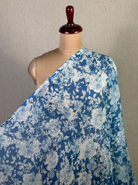 Printed Mul Chanderi Fabric