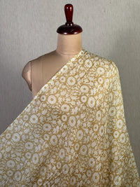 Printed Mul Chanderi Fabric