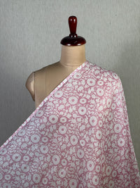 Printed Mul Chanderi Fabric