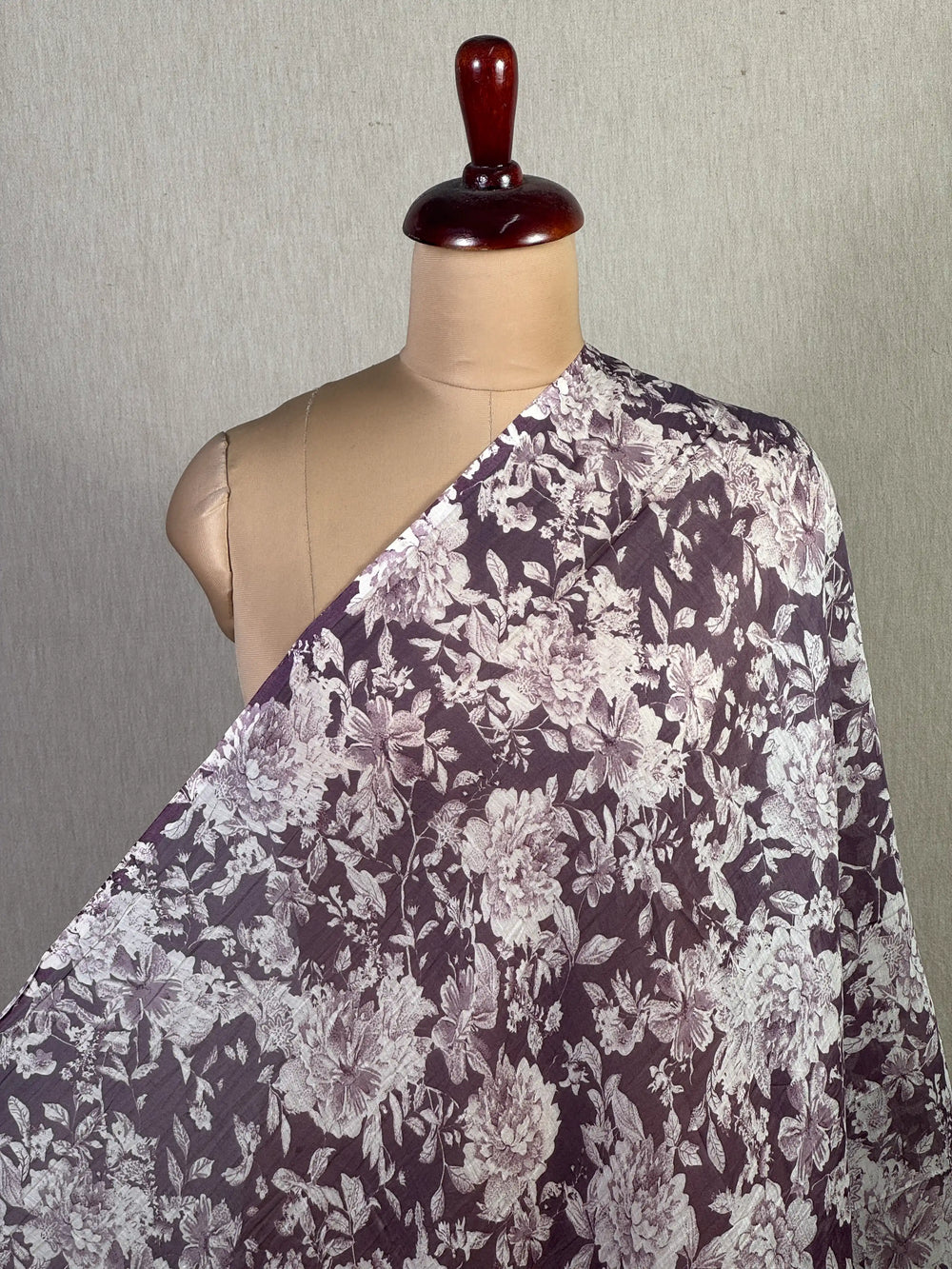 Printed Mul Chanderi Fabric