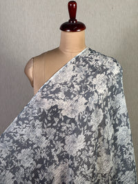 Printed Mul Chanderi Fabric