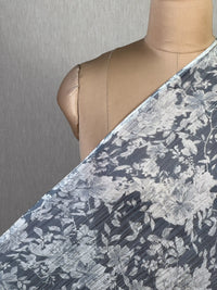 Printed Mul Chanderi Fabric